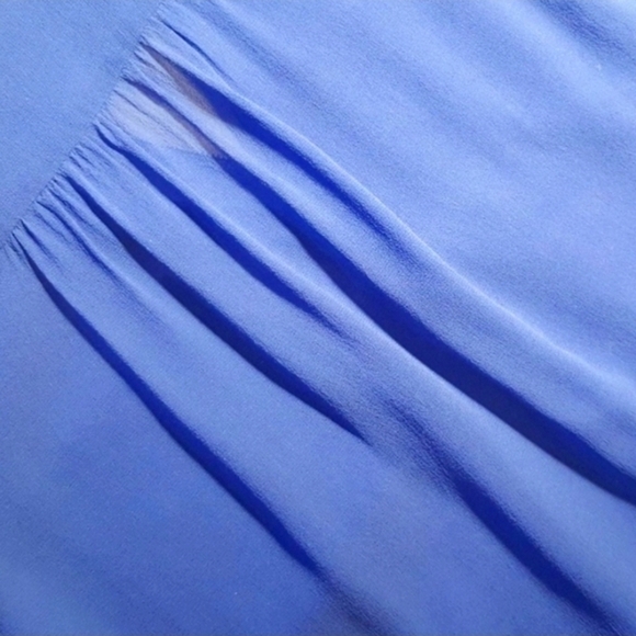 🇨🇦 Aritzia Babaton Blue Finley Blouse - Picture 14 of 16